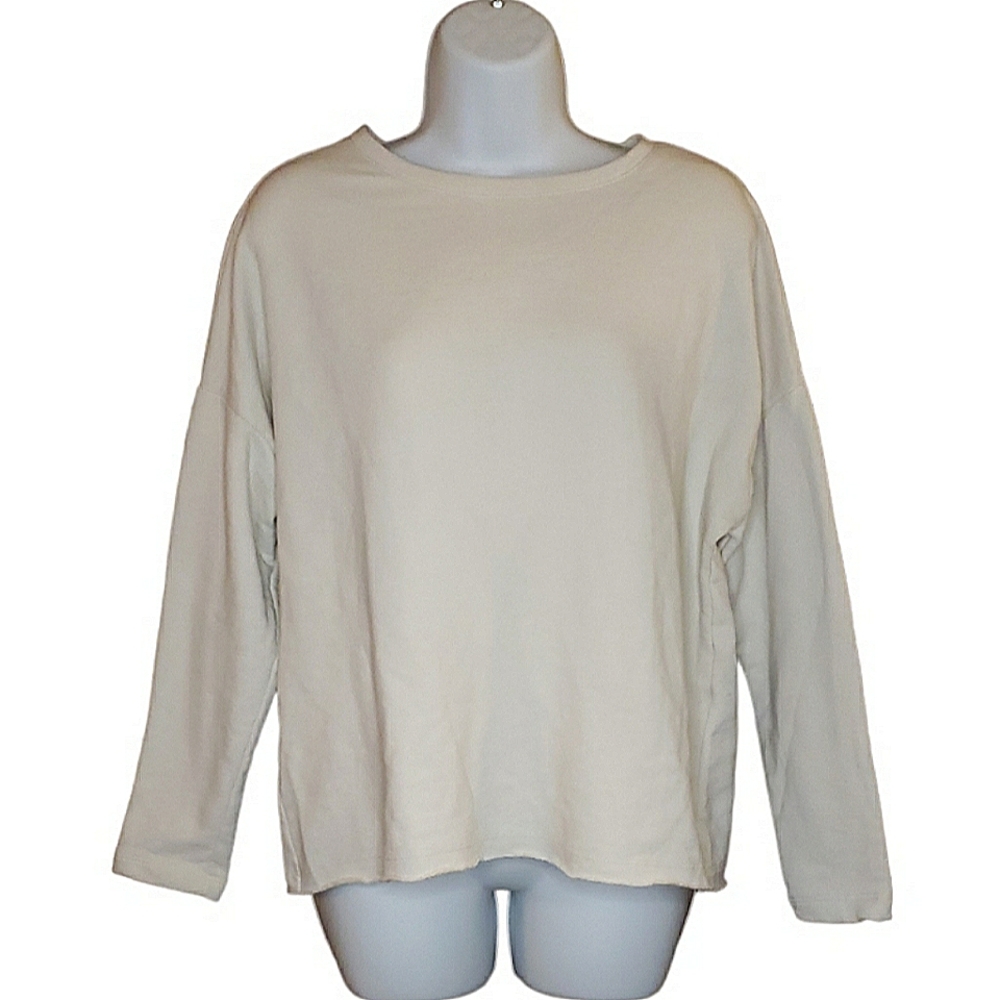 Pull&Bear - Cream Sweatshirt - EUR S - LN